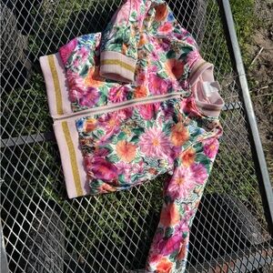 Floral Bomber Jacket